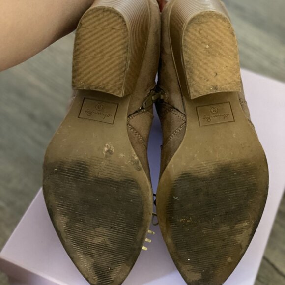 American Rag Western Ankle Bootie Suede Tan / Size 8 - Picture 5 of 5